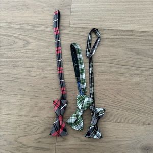 3 bow ties plaid from the tie bar & american apparel